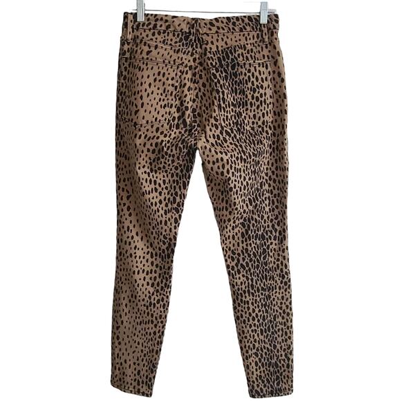 GOOD AMERICAN Good Waist Leopard Skinny Jeans GWP001T Women's Size 12/31 - Picture 3 of 11